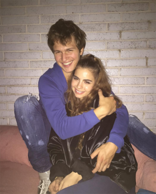 Ansel Elgort, Violetta Komyshan